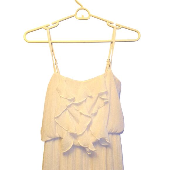 Iz Byer white gauze maxi dress size xs - Picture 2 of 6